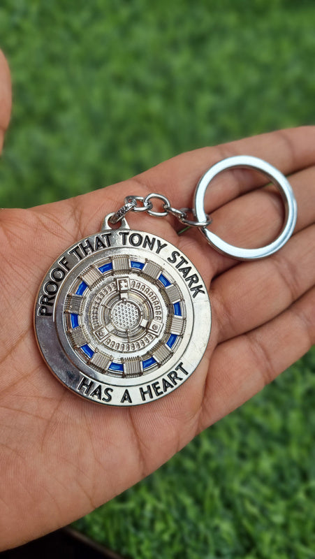 Ironman metal keychain