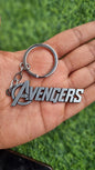 Avengers Logo silver keychain