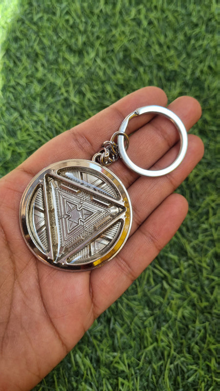 Iron man metal keychain