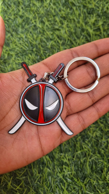 Dead-Pool Metal keychain