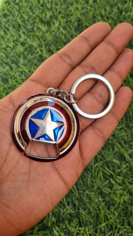 Captain American Bottle opener keychain