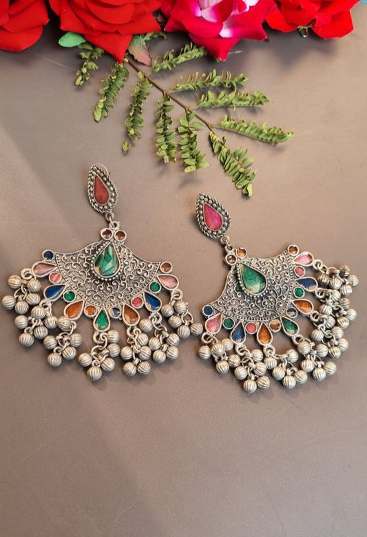 Afghani Enamel earrings