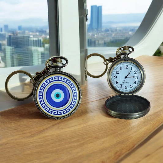 Evil eye keychain