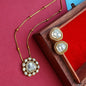 Polka Gold Kundan Chain Pendant Set