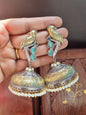 Sitaara Dual tone Brass Jhumka