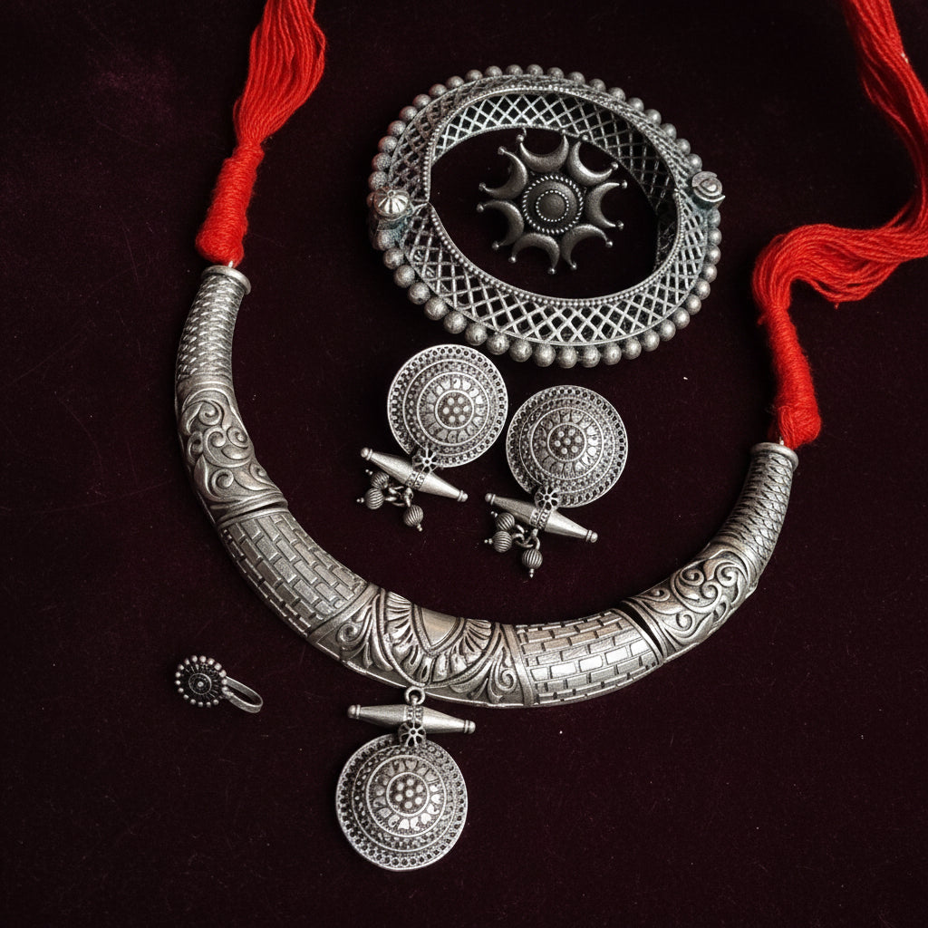 Navratri Jewellery Combo Set