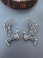 Peacock Brass Earcuff