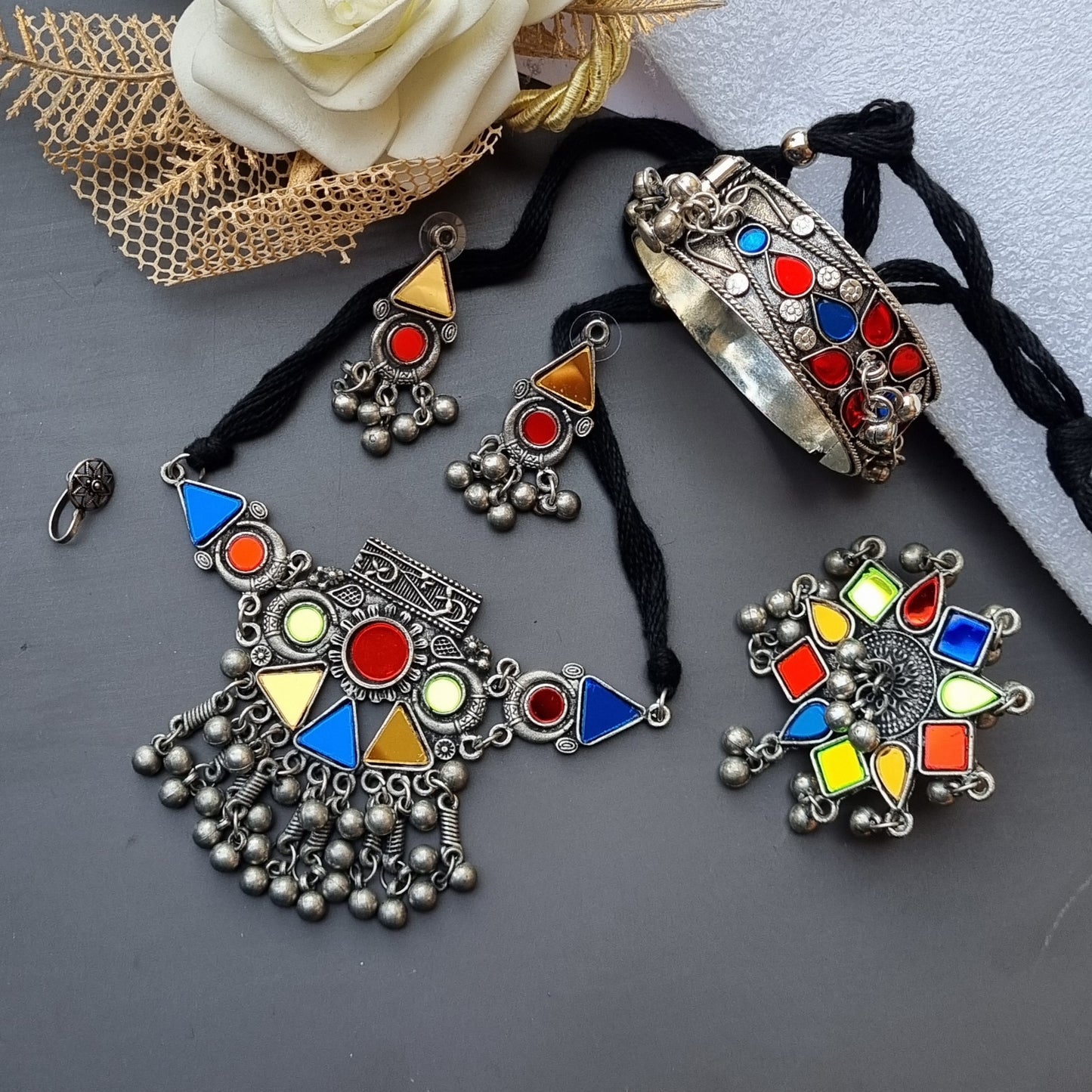Navratri Jewellery Combo Set