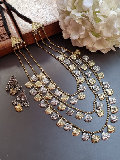 3 layered sukhna Necklace Set