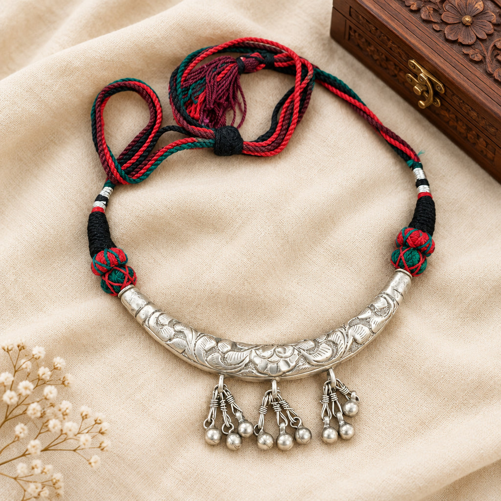 Navratri Brass Hasli Choker