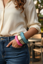 Set of 3- Resin Bangles stack