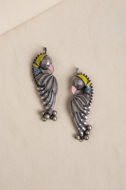 Peacock Tribal Earcuffs
