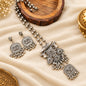 Nandi Long Oxidised Necklace Set