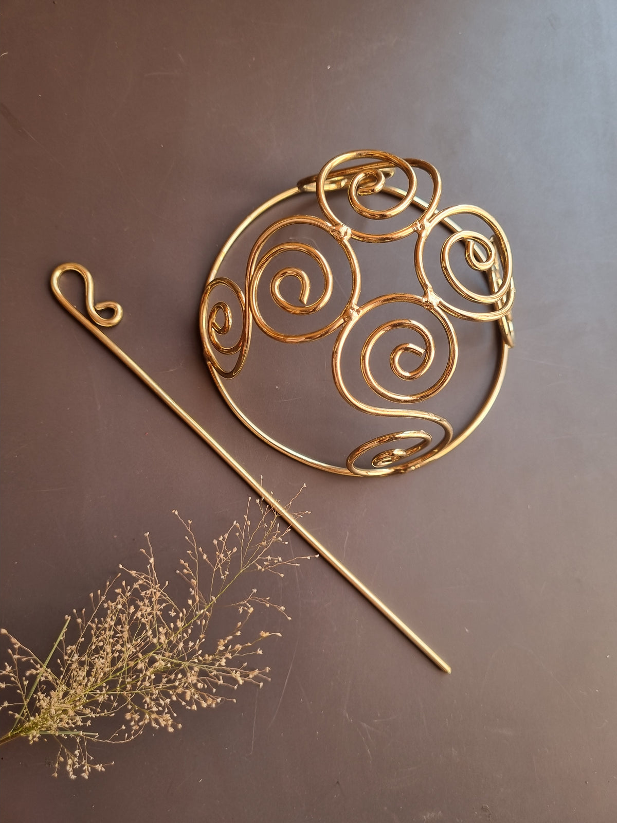 Kundan Hair Bun Cage Accessory