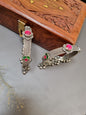 Pachi kundan Ghunghru Bangles- Brass single price kada price mention
