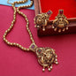 Laxmi Gold Chain Pendant Set- Temple Jewellery