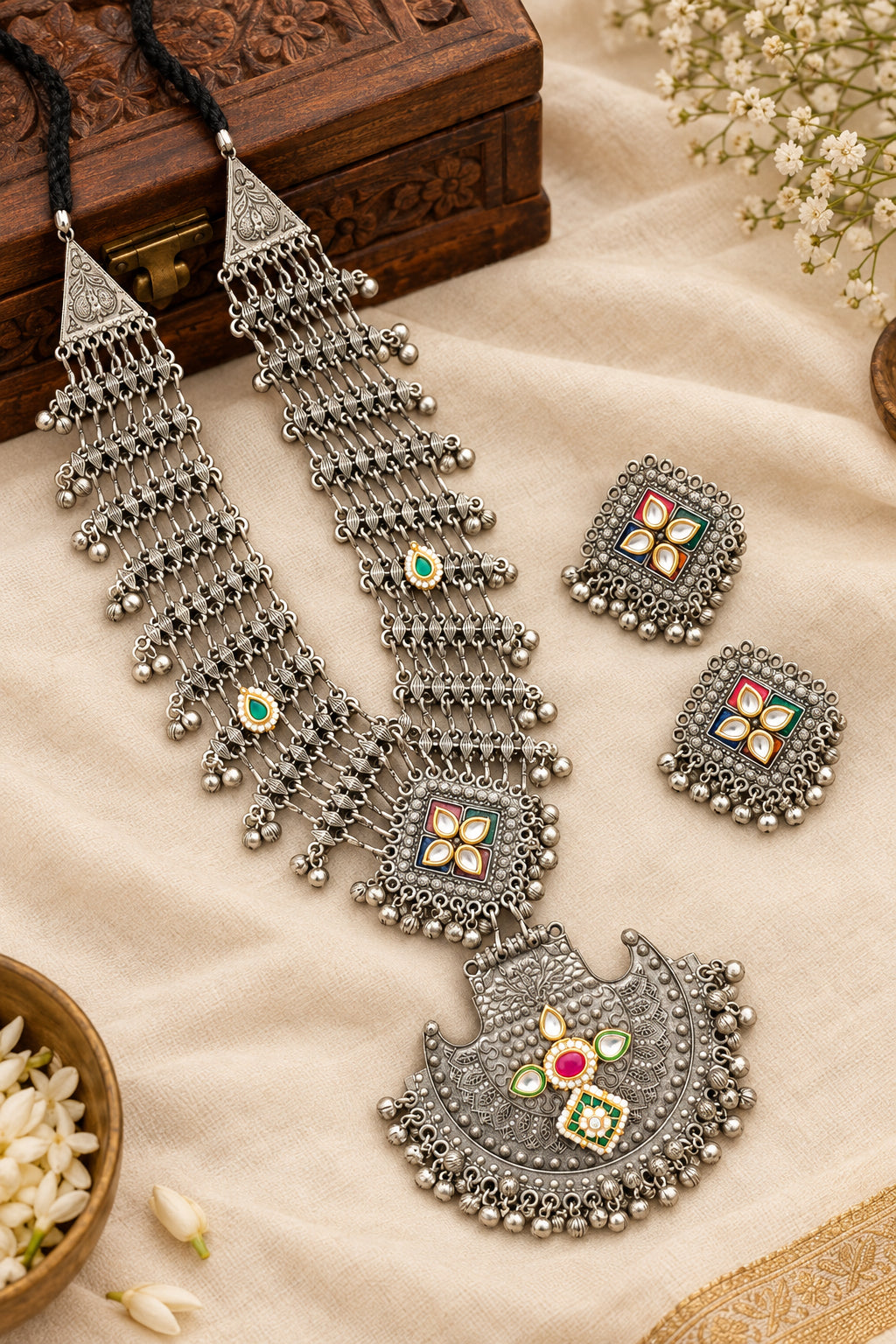Fusion Long Necklace Set
