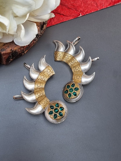 Dual tone fusion Brass Earcuff