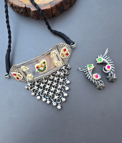 Pachi Kundan Hasli Choker Set