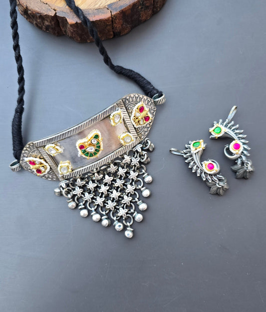Pachi Kundan Hasli Choker Set