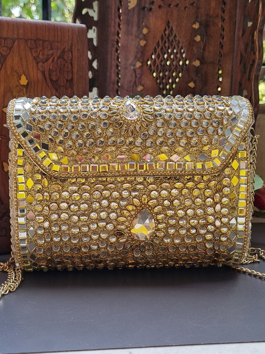 Mirror Handbag with Sling