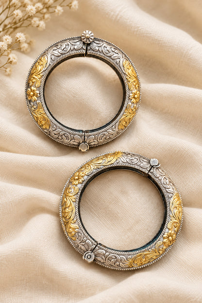 Dual tone Brass Kada- Single piece Price