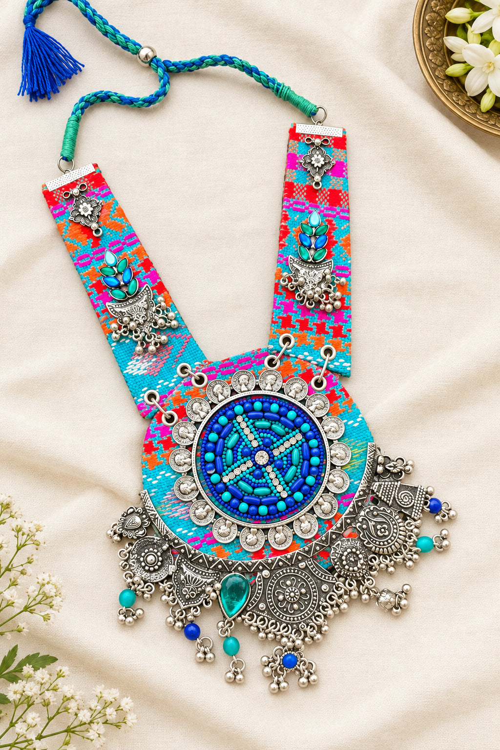 Sona Fabric Necklace