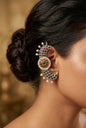 Fusion Stone Earcuff- Brass