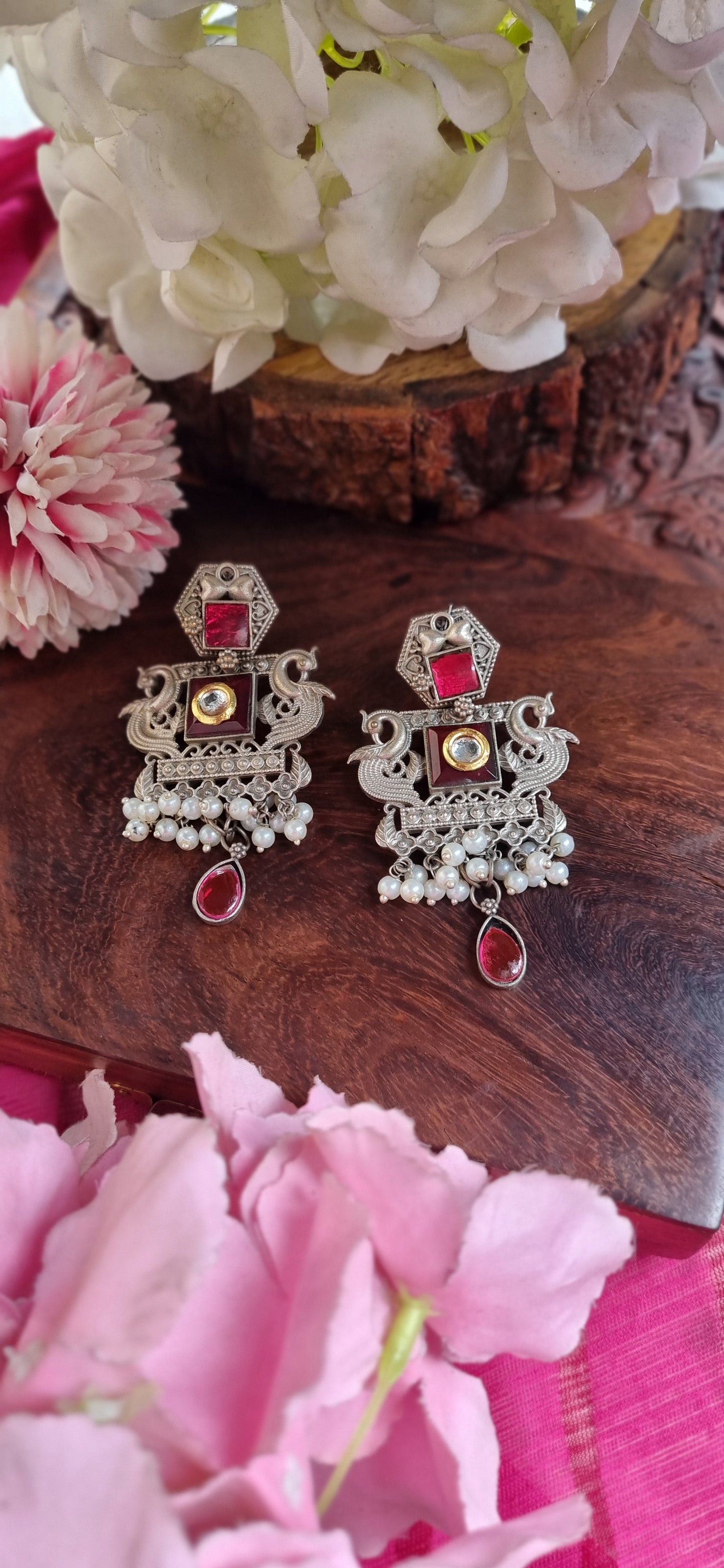 Brass Fusion Earrings