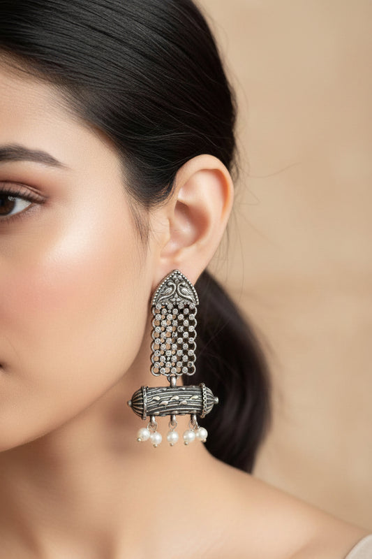 Tabeez Brass Earrings