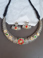Chandani Pachi Brass Hasli Set
