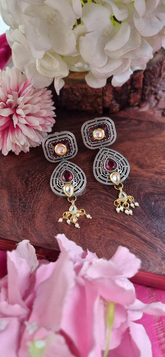 Brass Fusion Earrings
