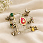 Mahnoor Silver Pachi Statement Brass Handcuff/Kada