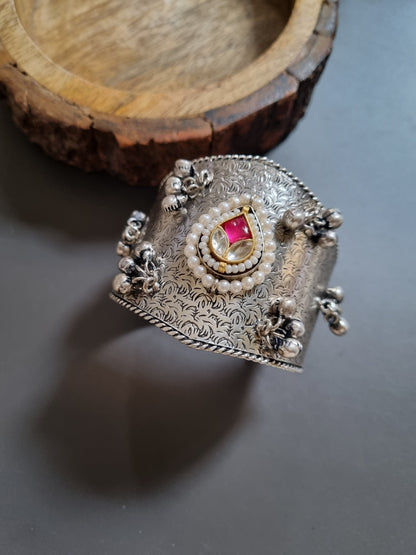Pachi Silver Handcuff/ Kada