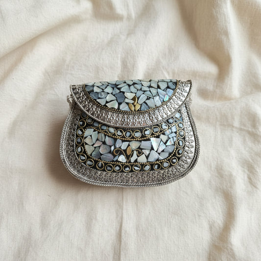 Silver Mini Bag