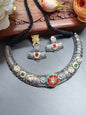 Chandani Pachi Brass Hasli Set