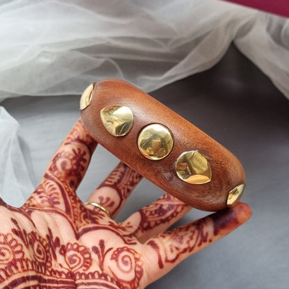 Broad Wooden Bangles