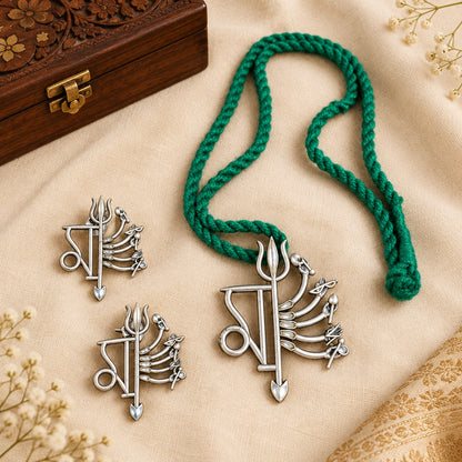 Maa Thread Necklace set