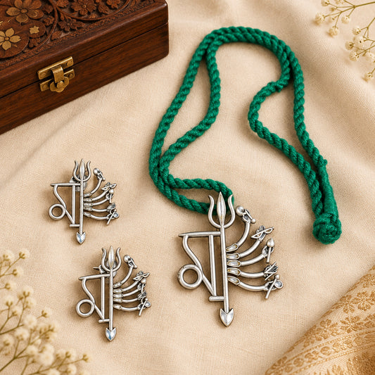 Maa Thread Necklace set