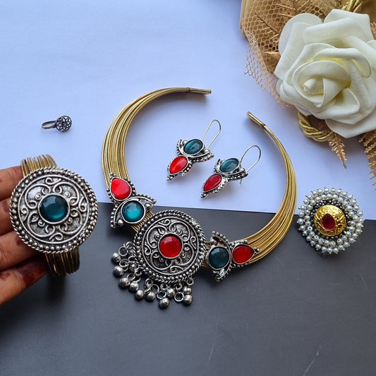Navratri Jewellery Combo Set