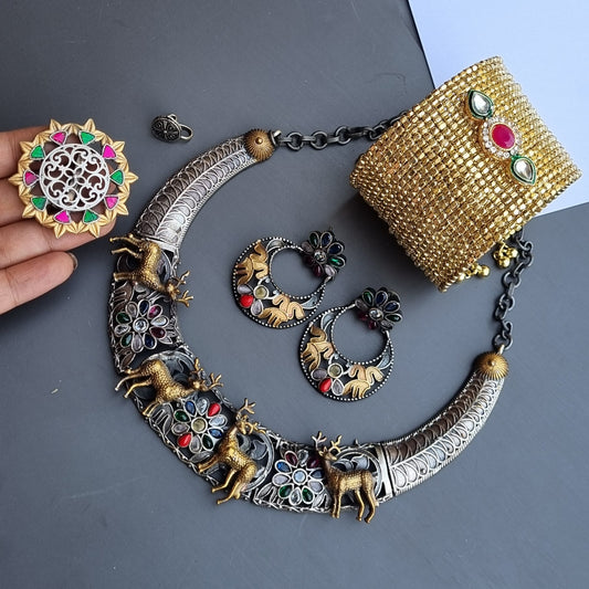Navratri Jewellery Combo Set