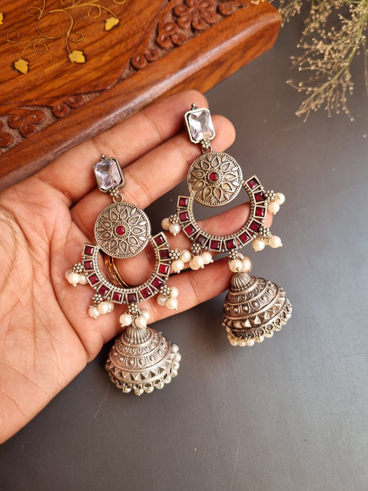 Kriti Brass Jhumka - Bahara Collection swap