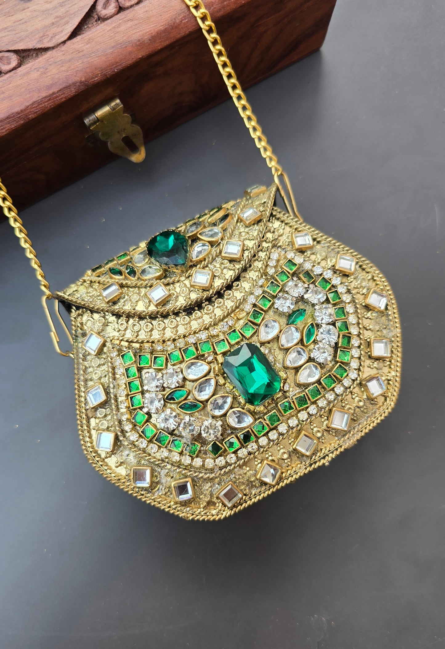 Mini Kundan Bag