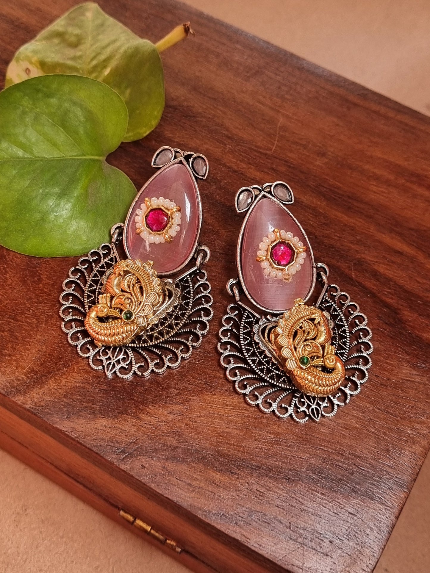 Sunny sanskari monalisa Brass Earrings