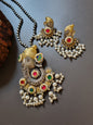 Fusion Ganesha Brass Pendant set