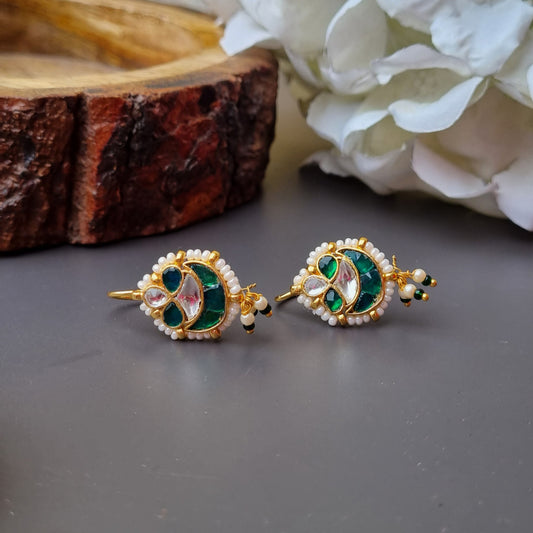 Pachi Kundan Bugadi Earcuffs