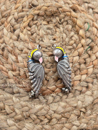 Peacock Tribal Earcuffs