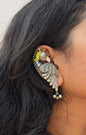 Peacock Tribal Earcuffs