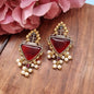 Dual Tone Earrings