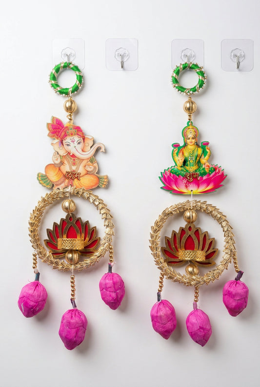 Laxmi Ganesh Shubh Labh Hanging- Diwali decor